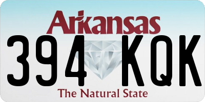 AR license plate 394KQK