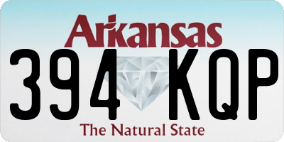 AR license plate 394KQP