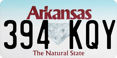 AR license plate 394KQY