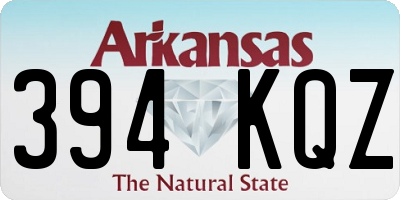AR license plate 394KQZ