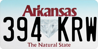 AR license plate 394KRW