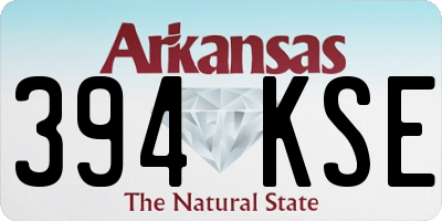 AR license plate 394KSE