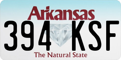 AR license plate 394KSF