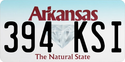AR license plate 394KSI