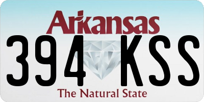 AR license plate 394KSS