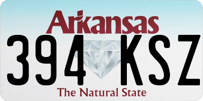 AR license plate 394KSZ