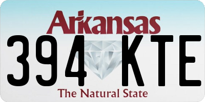 AR license plate 394KTE