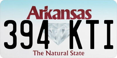 AR license plate 394KTI