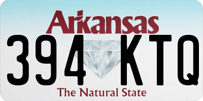 AR license plate 394KTQ