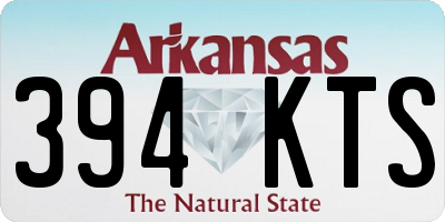 AR license plate 394KTS