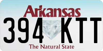AR license plate 394KTT