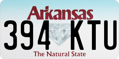 AR license plate 394KTU