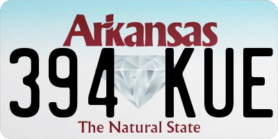 AR license plate 394KUE