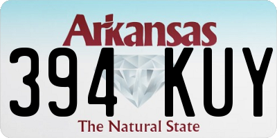 AR license plate 394KUY