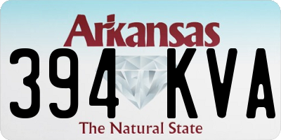 AR license plate 394KVA