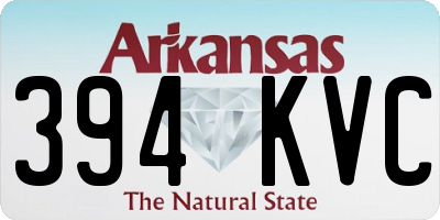 AR license plate 394KVC