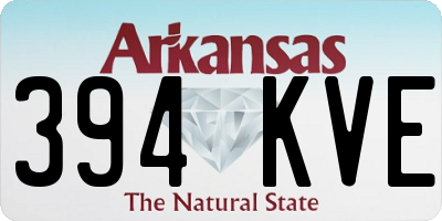 AR license plate 394KVE