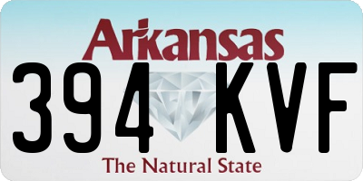 AR license plate 394KVF