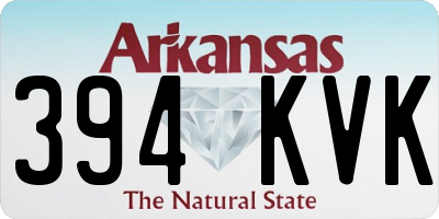 AR license plate 394KVK