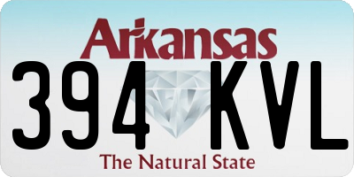 AR license plate 394KVL
