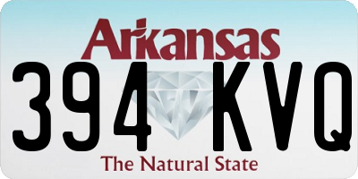 AR license plate 394KVQ