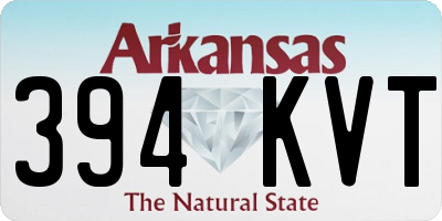 AR license plate 394KVT
