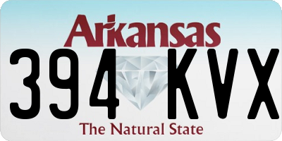 AR license plate 394KVX