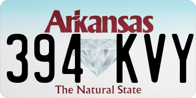 AR license plate 394KVY