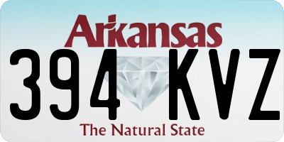 AR license plate 394KVZ
