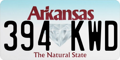 AR license plate 394KWD