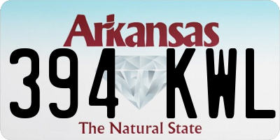 AR license plate 394KWL