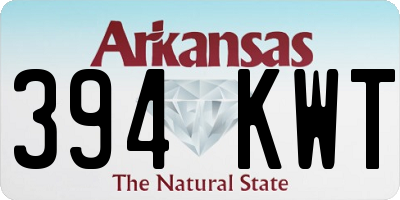 AR license plate 394KWT