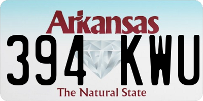 AR license plate 394KWU