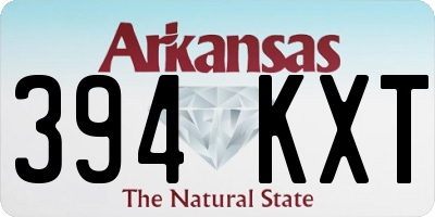 AR license plate 394KXT