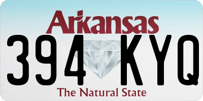 AR license plate 394KYQ