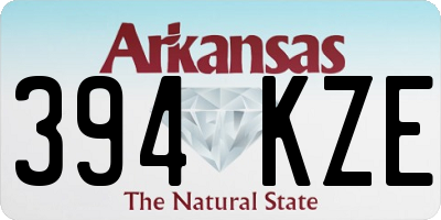 AR license plate 394KZE