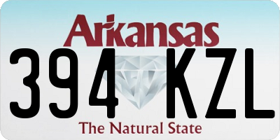 AR license plate 394KZL