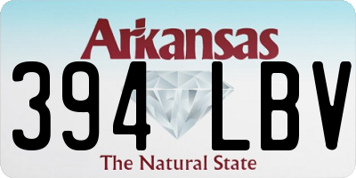 AR license plate 394LBV