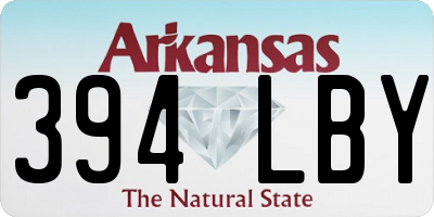 AR license plate 394LBY