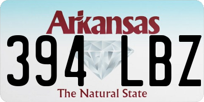 AR license plate 394LBZ