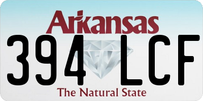 AR license plate 394LCF