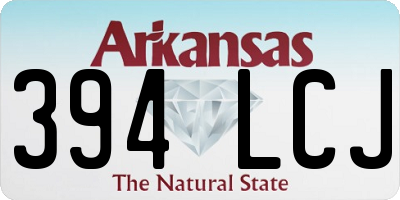 AR license plate 394LCJ