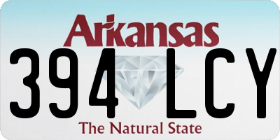 AR license plate 394LCY