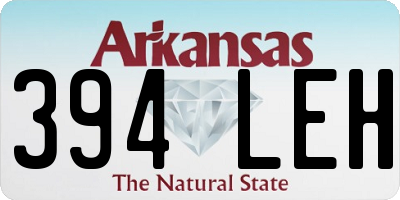 AR license plate 394LEH