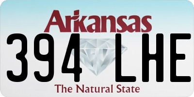 AR license plate 394LHE