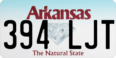 AR license plate 394LJT