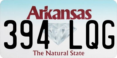 AR license plate 394LQG