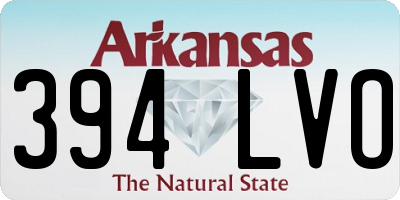 AR license plate 394LVO