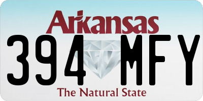 AR license plate 394MFY