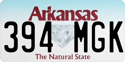 AR license plate 394MGK